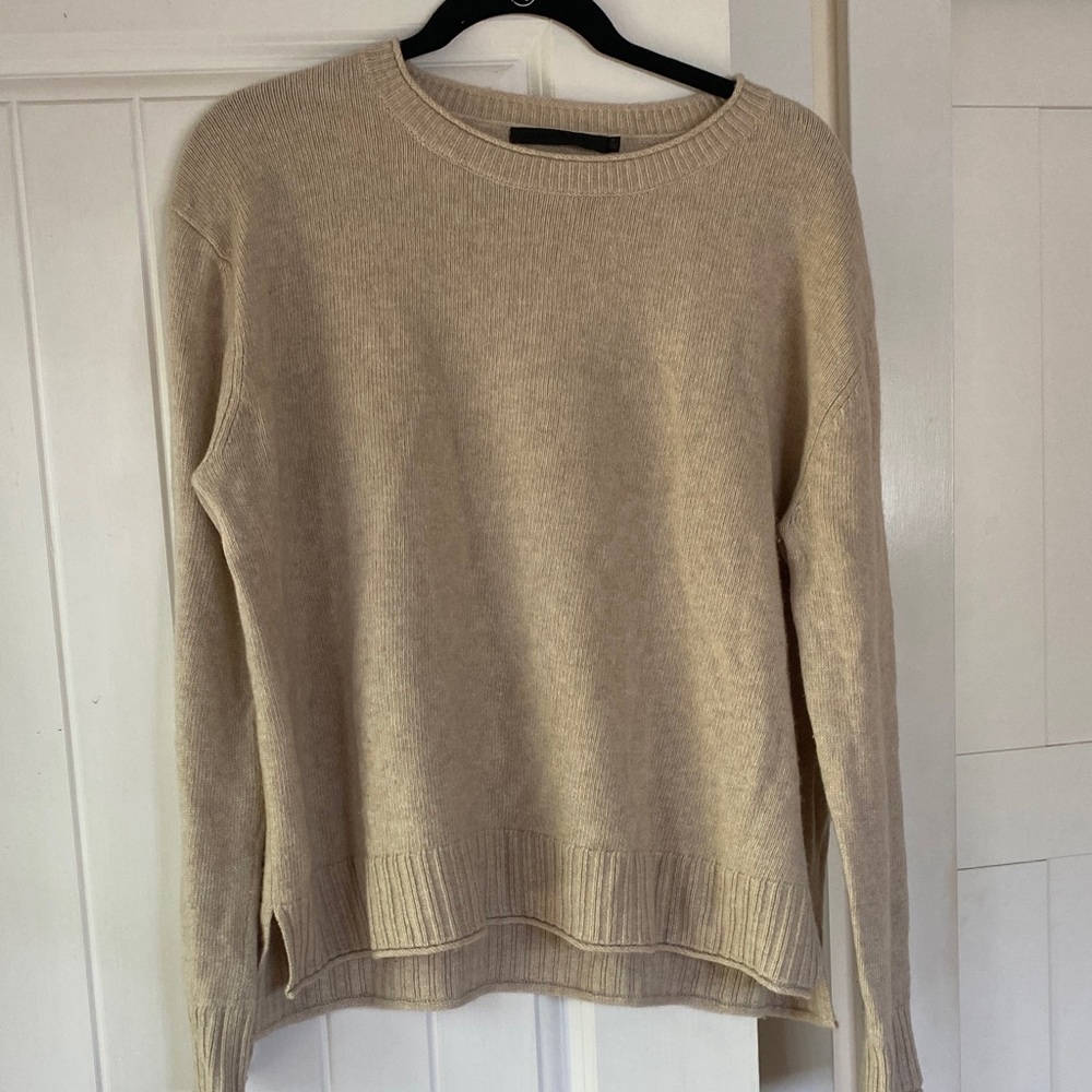 Jenni Kayne XL Stone Everyday Crewneck Sweater